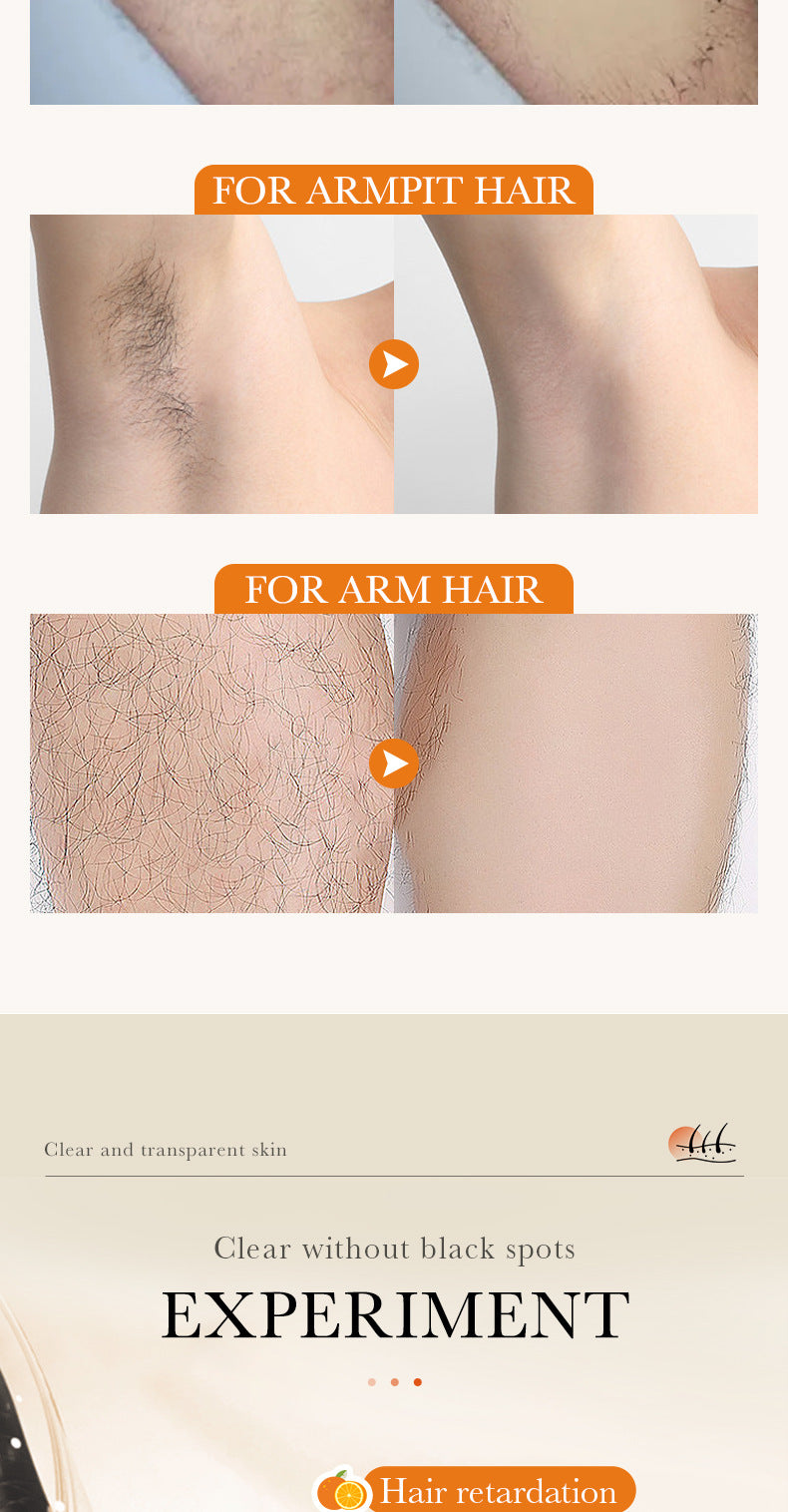 Full English VC Depilatory cream60g SADOER Vitamin C Hair Removal Without Irritation  Wholesale