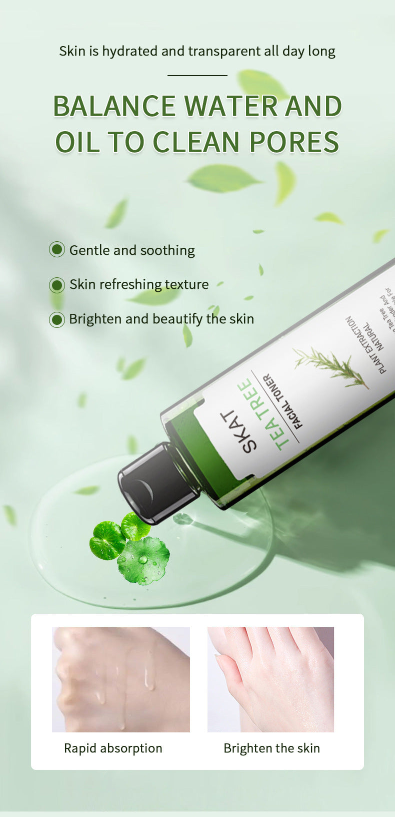 Full English SKAT tea tree toner Hydrating, Moisturizing, Brightening Tea Tree Toner Wholesale