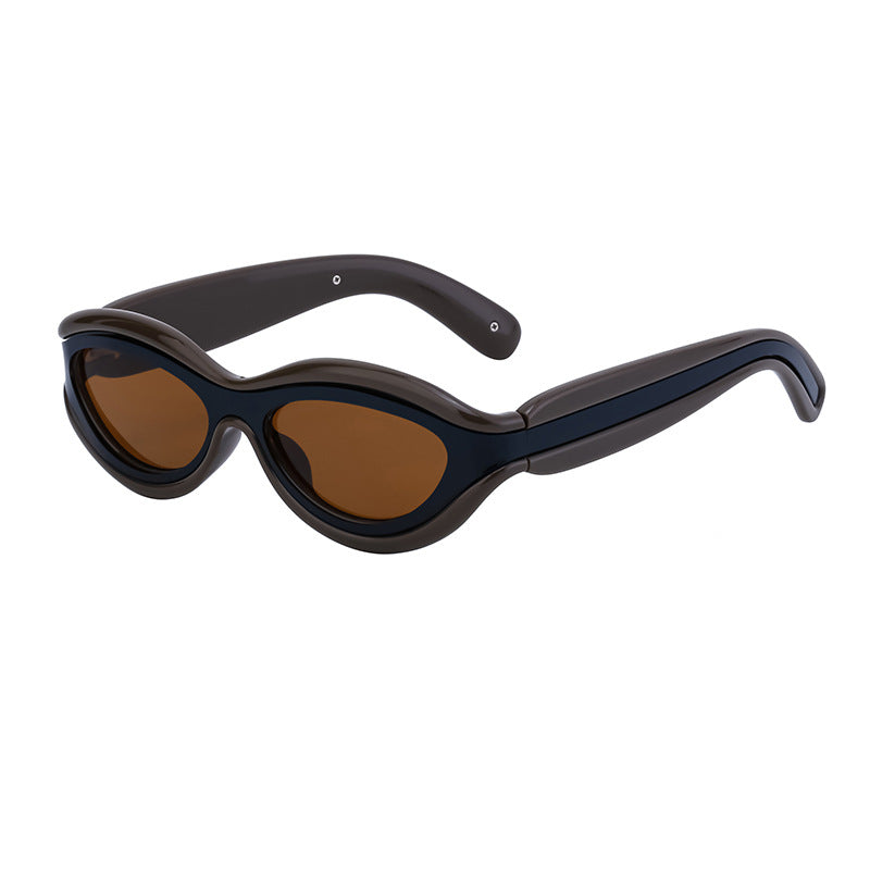 New European and American Y2K Cat Eye Sunglasses for Women Street Style Small Frame Sunglasses for Men Trendy Wholesale sunglasse