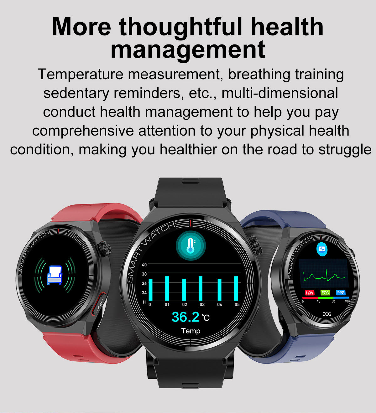 S22Air Pump Type Precision Blood Pressure Smart Watch ecg ECG Health Monitoring Blood Pressure Health Smart Watch