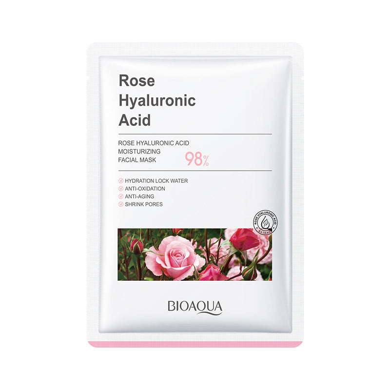 Rose Mask25g BIOAOUA Hyaluronic Acid Moisturizing Hydrating Tablets for Cross-Border Wholesale
