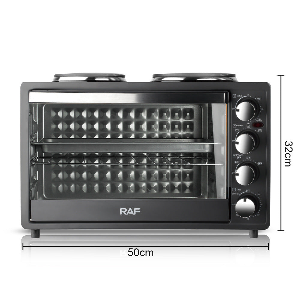 RAF Specially designed for European and American standard electric ovens and electric stoves with dual burners40L Large Capacity Top and Bottom Heating Home Oven