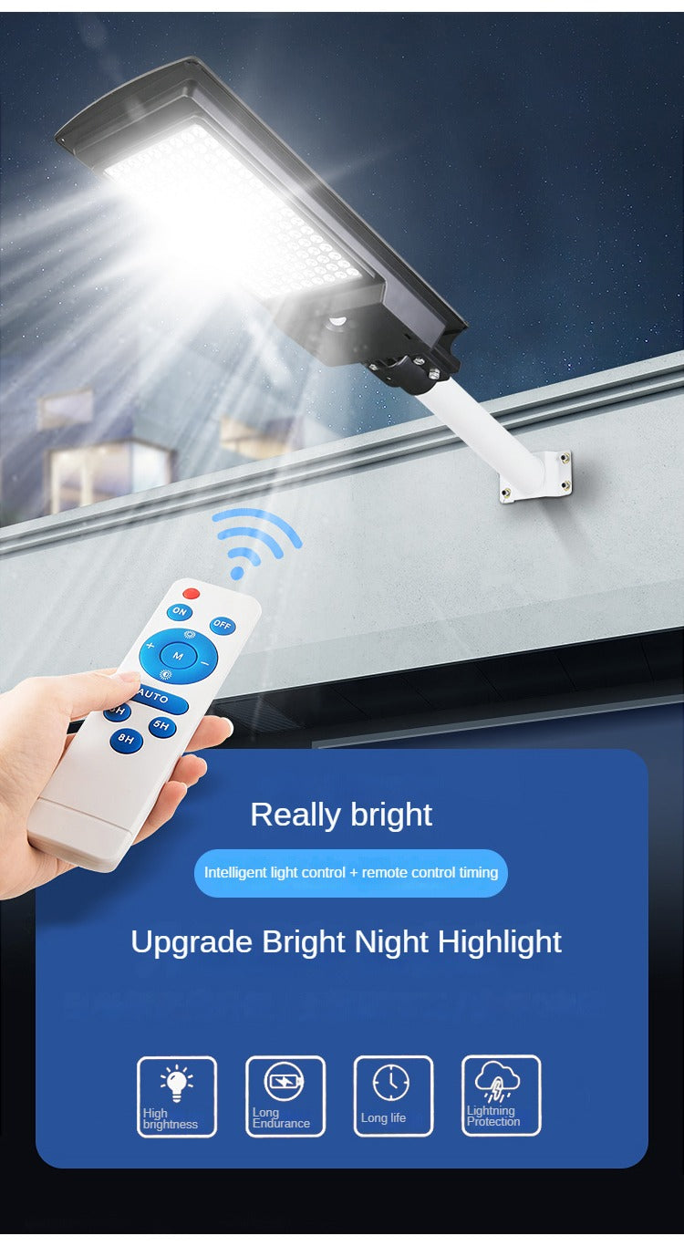 Professional Energy-Saving Waterproof Integrated Street Intelligent Human Sensing 200W Led Solar Street Light