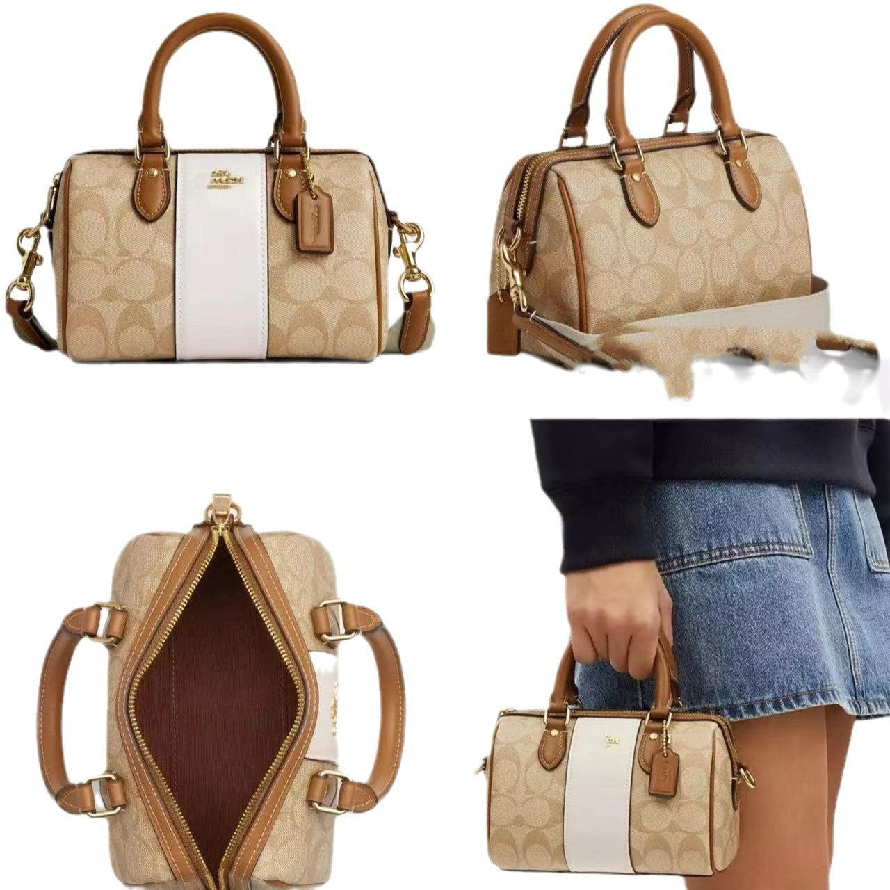 Classic Presbyopic Boston Kuo Family New Model Rowan Pillow bag mini Handbag Classic Presbyopia Crossbody Women's Bag