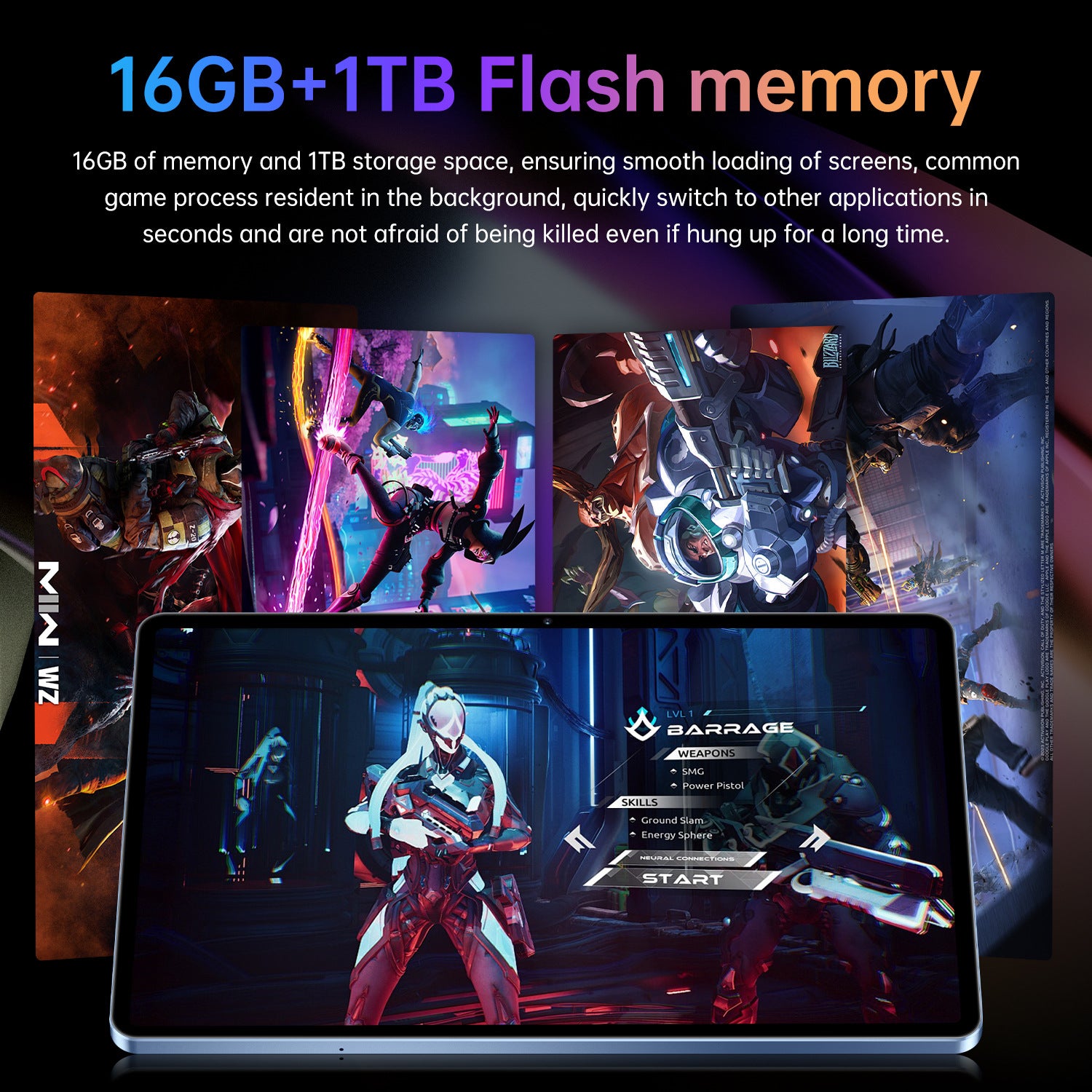 New model factory exclusive Pad 16 Pro Android Smart Tablet PC10Supports inch screen WiFi Bluetooth