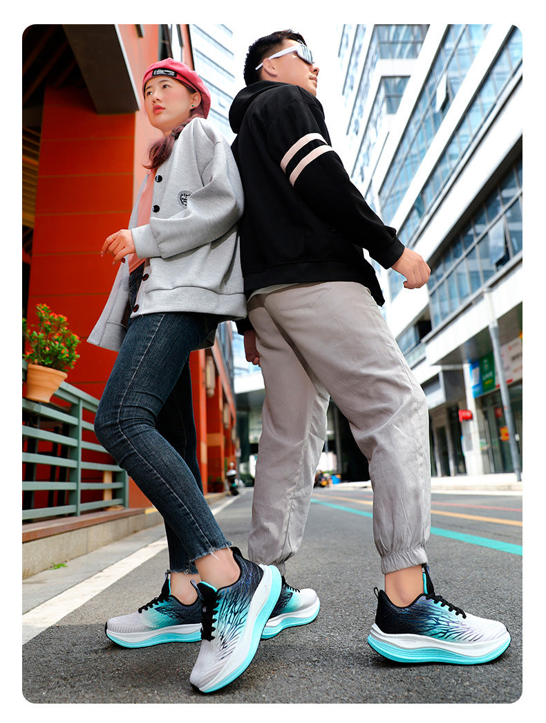 2025Summer New Men's Shoes Trendy Hot-Selling Breathable Sports Casual Comfortable Cushioned Popcorn Couple Versatile Shoes