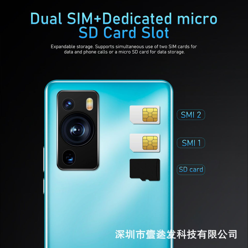 P60pro(1+8G)New Hot6.8Inch5G All-in-one smartphone factory stock