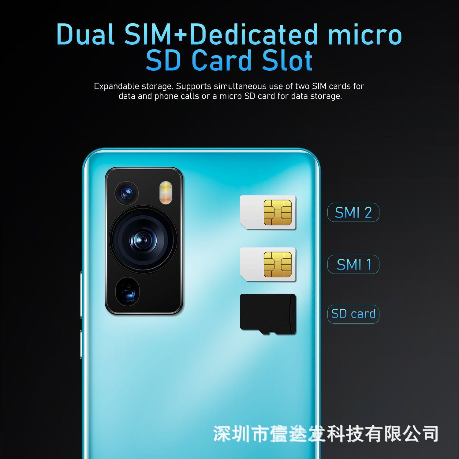 P60pro(1+8G)New Hot6.8Inch5G All-in-one smartphone factory stock