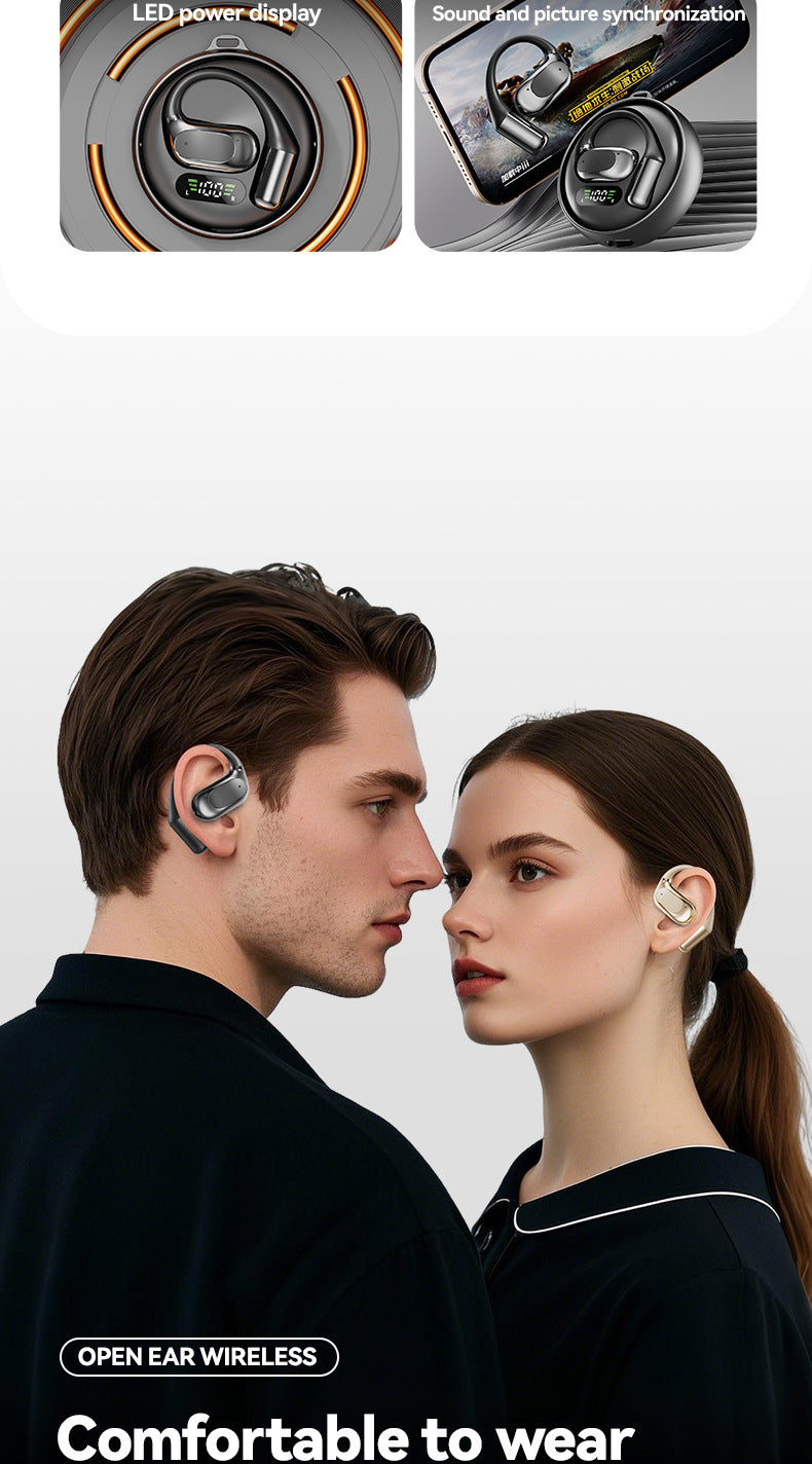 M114Hot-selling Rotatable Ear-hook Bone Conduction High Aesthetic Wireless Bluetooth Earphones Wholesale