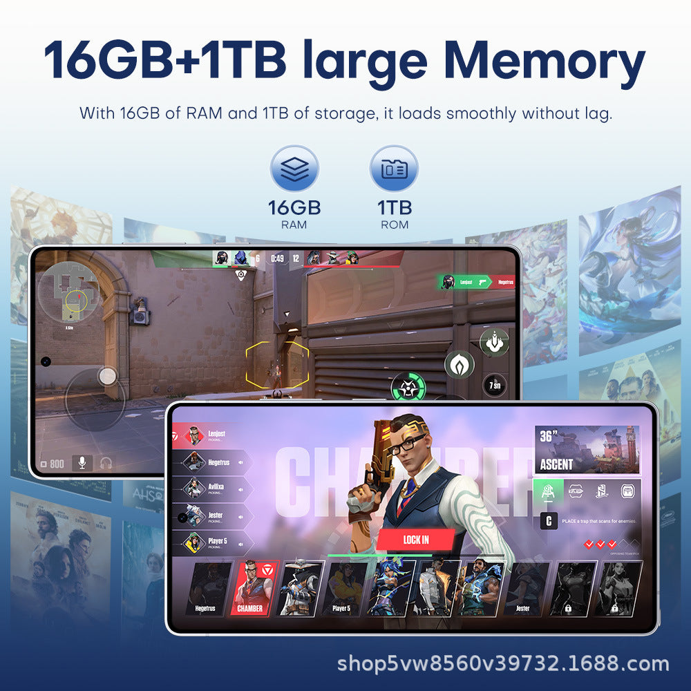 2025Hot Sale S25 Ultra Android7.3inch smartphone16+1T Mobile Phone Source Factory