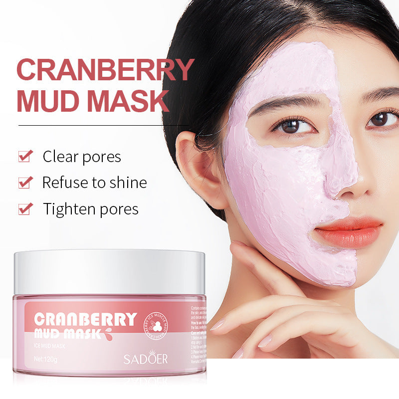 Clay mask100g SADOER Cleansing Mask Ginger Skin Rejuvenation Smear-On Cross-Border Wholesale