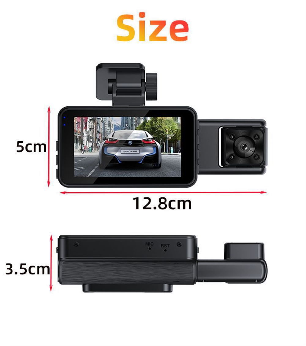 s15New3Inch Driving Recorder1080P WiFi Mobile Phone Interconnect Car Recording Reversing Image
