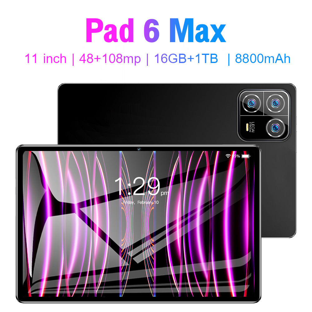 Pad 6 Max Android Tablet16+1T Large Screen Eye Protection Tablet Manufacturer In Stock Wholesale