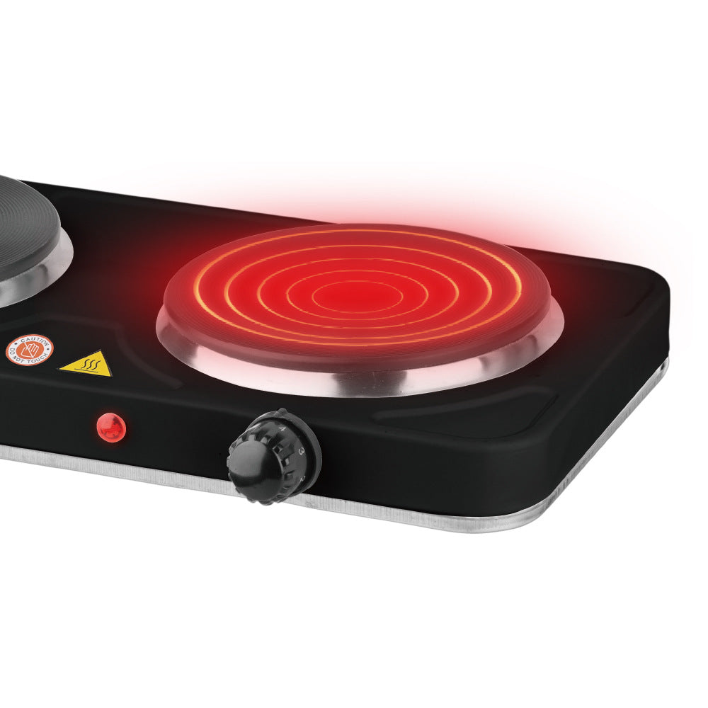 RAF European Standard Electric Stove Household Closed Electric Stove Insulation Double Burner Constant Temperature Universal Electric Stove R8020AB