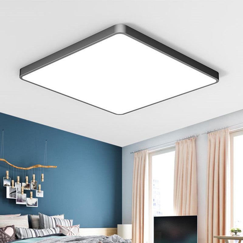 LED Ceiling Lamp Nordic Ultra-thin Rectangular Living Room Corridor Balcony Lighting Round Master Bedroom Room Lamp