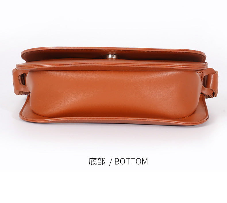 Fashion Woven Versatile Women's Bag Underarm Bag French Niche Versatile Saddle Bag Single Shoulder Bag New Crossbody Bag for Women