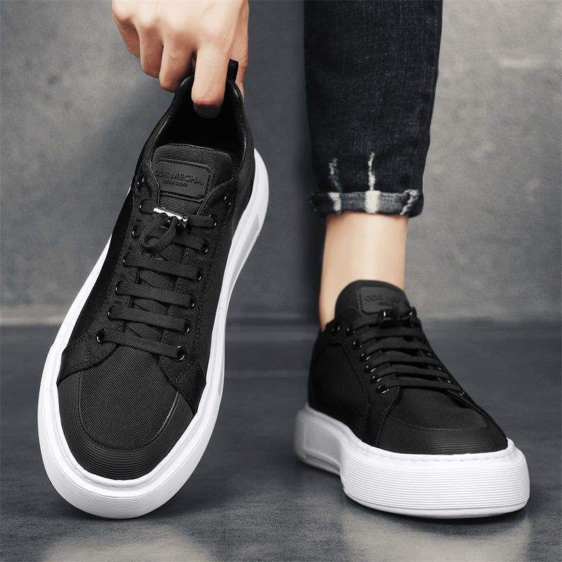 Men's Safety Shoes Summer Versatile Casual Trendy Canvas Shoes Men's Slip-On Kitchen Work Non-Slip Work Trendy Shoes