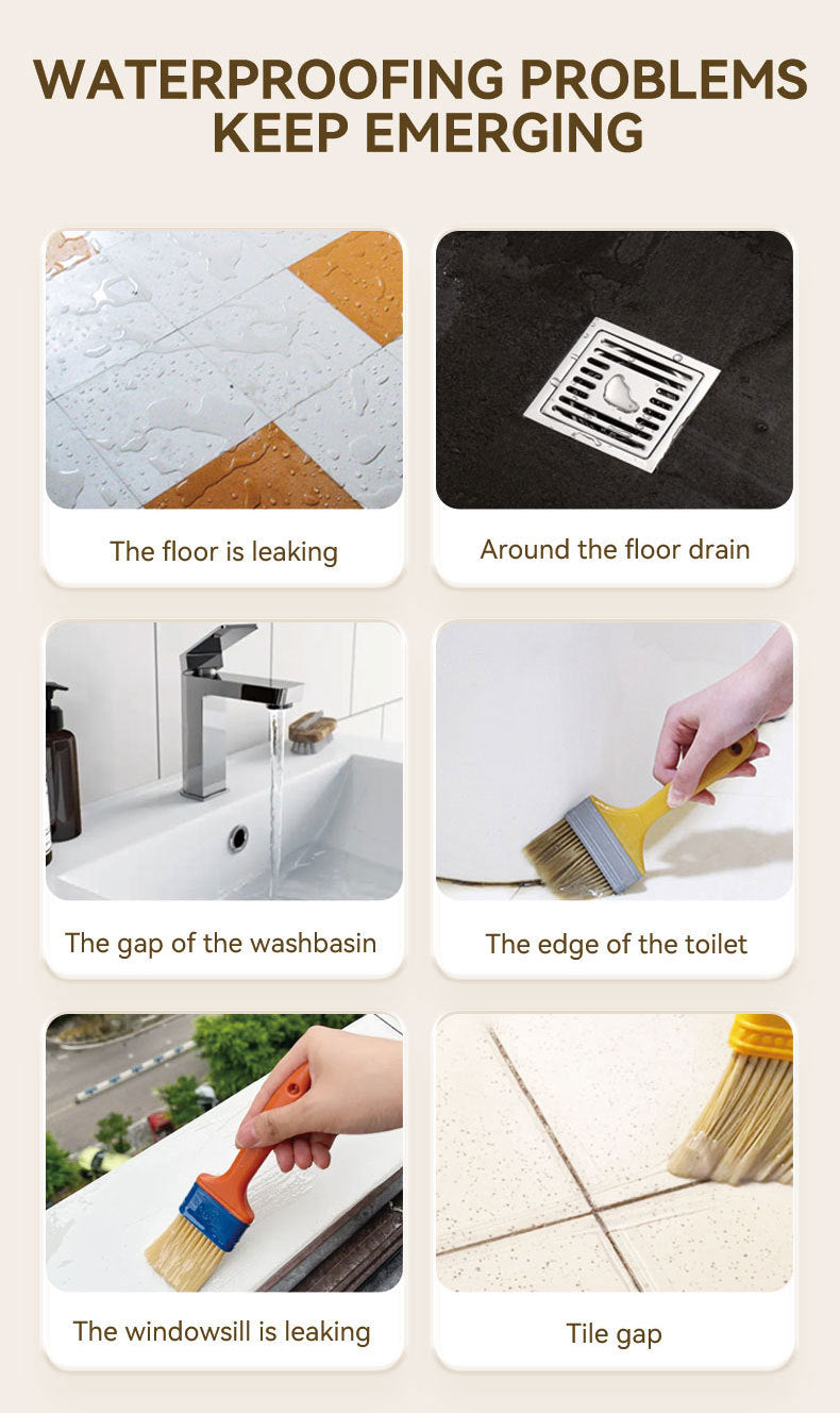 Baolisi Polyurea Transparent Waterproof Adhesive for Roofs, Facades, Tiles, and Bathrooms, Special Leak-Proof Coating