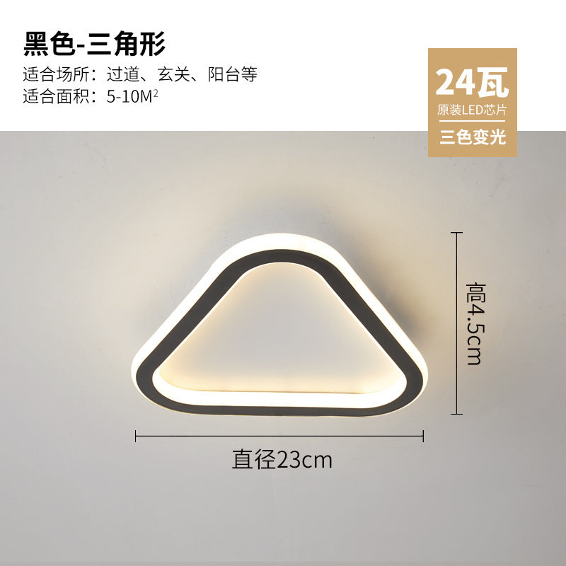 Nordic Corridor Entrance Hallway Light Simple Modern Creative Cloakroom Light led Balcony Small Ceiling Light Fixture