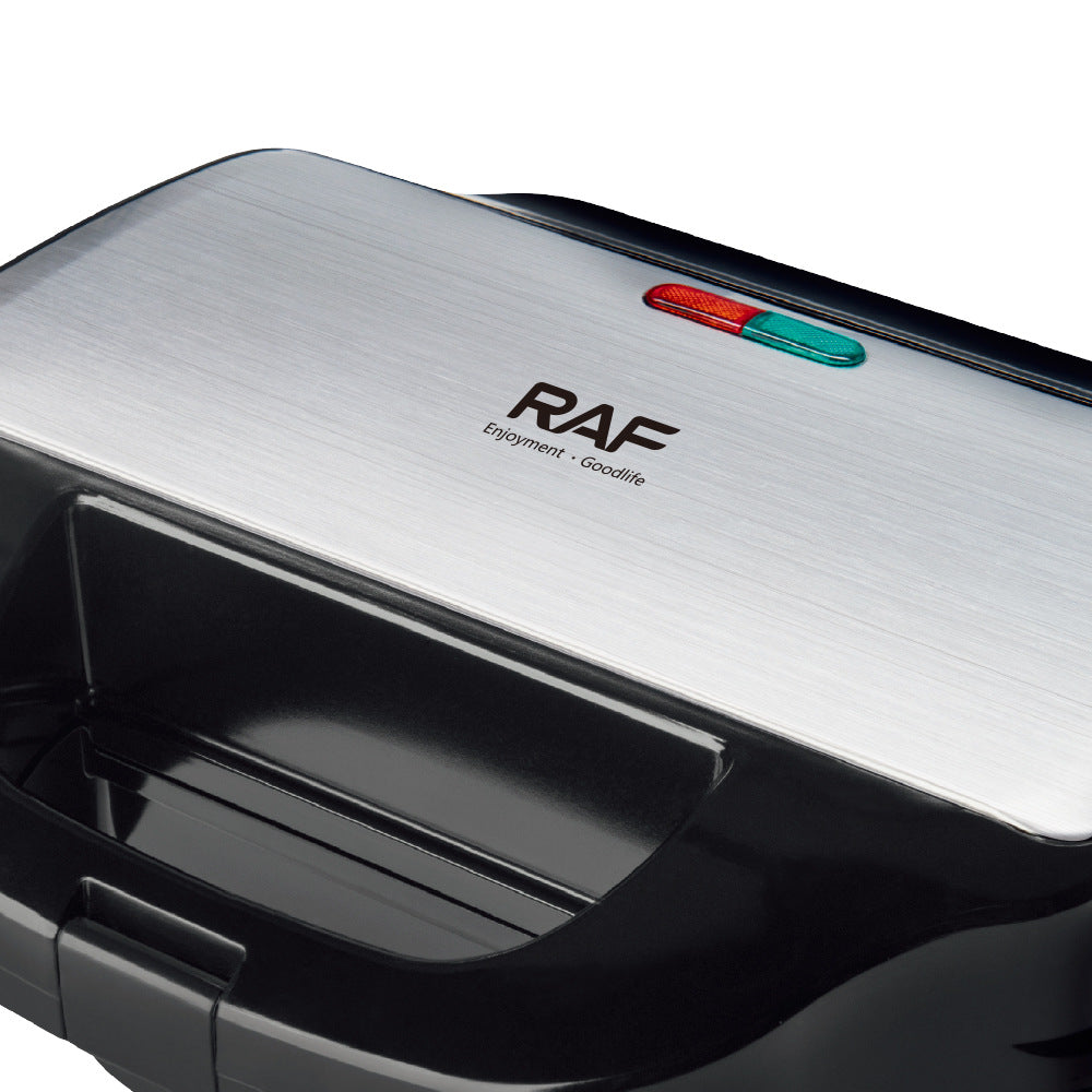 RAF European Standard 3-in-1 Sandwich Maker Breakfast Machine Double-Sided Heating Multi-Function Toast Waffle Maker