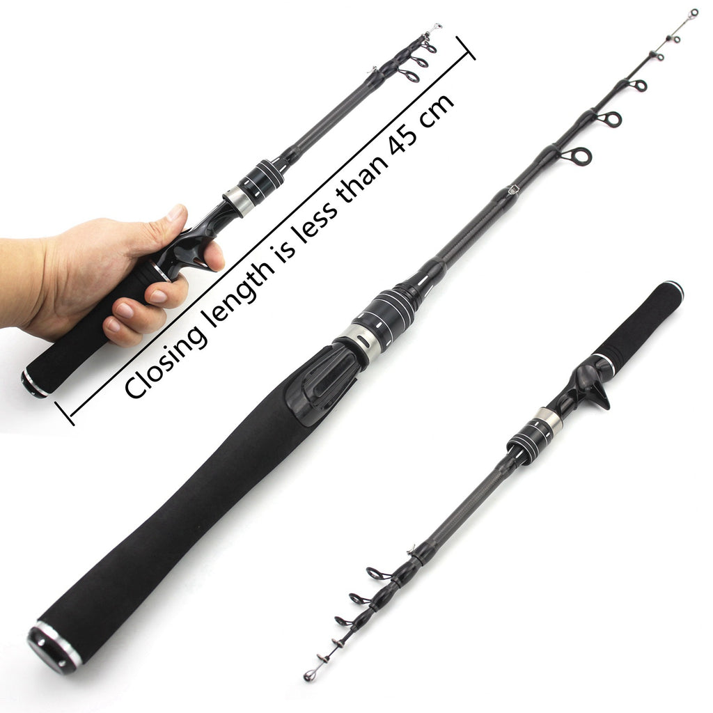 Ultra-light Ultra-short Retractable Horse Mouth Rod ul Fishing Lure Rod Sensitive Rod Tip Small Fish Fishing Rod Backpack Rod