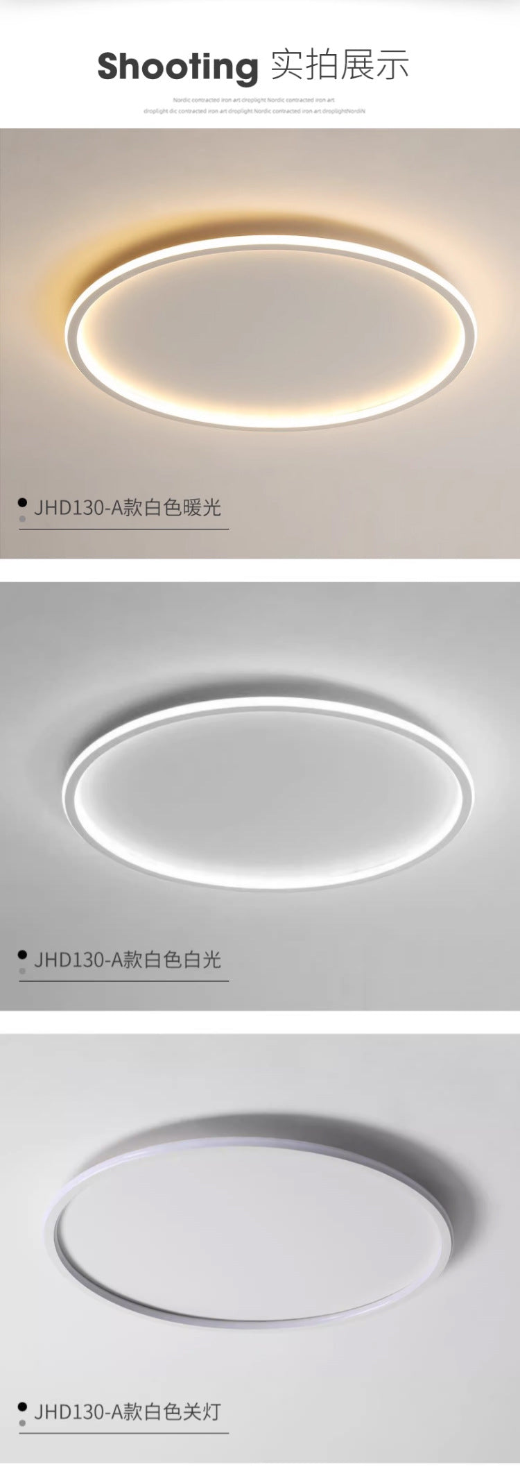 New Slim Fit LED Ceiling Lamp Creative Super Bright Modern Minimalist Bedroom Lamp Round Children's Room Study Lighting