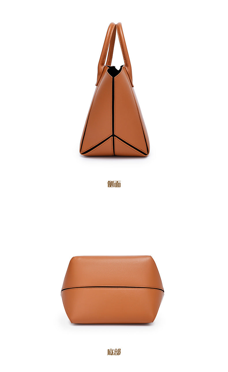 Source Manufacturer Commuting Large Capacity Tote Bag Women's Single Shoulder Fashion Women's Bag Niche Versatile Simple Light Luxury Handbag