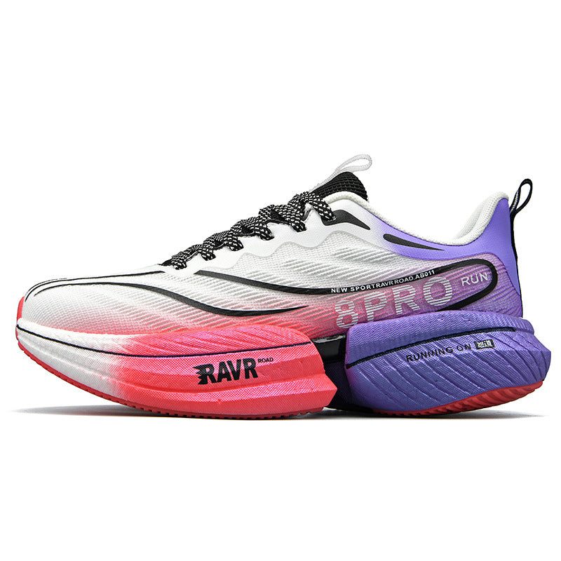 Red Rabbit8pro Carbon Plate Running Shoes Autumn Mesh Ultra-light Breathable Sports Shoes Men and Women Couples All-match Casual Running Shoes