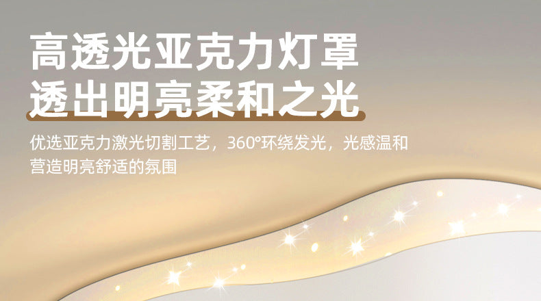 New Nordic Style Living Room Lamp for Home Use, Elegant led Ceiling Lamp Iron Art Room Lamp Creative Simple Bedroom Lamp Round Shape