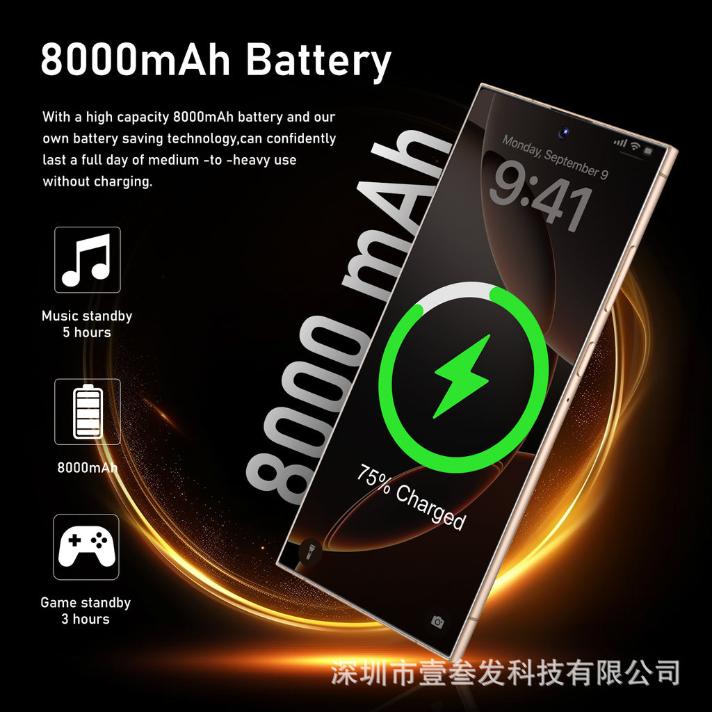 New S25 Ultra Smartphone12+512 High-end7.3Inch Large Screen Factory5G Mobile Phone