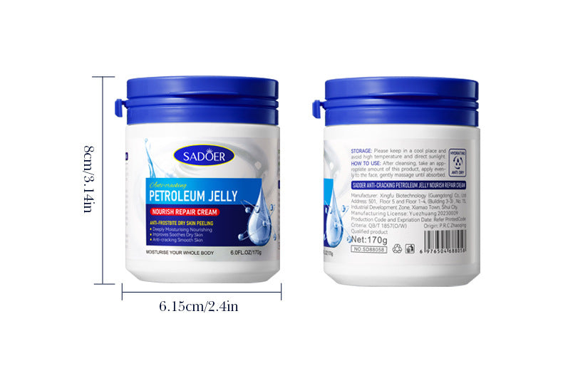 Repair cream170g SADOER Vaseline Vitamin C Hydrating and Moisturizing Face Cream Cross-Border Wholesale