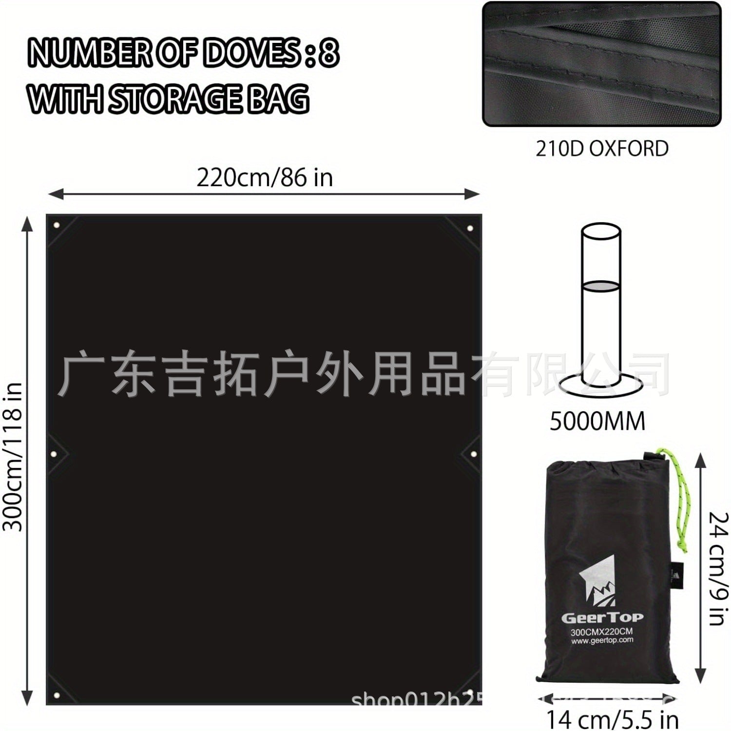 Family Camping Extra Large Outdoor Picnic Mat Camping Mat Moisture-Proof Mat Oxford Cloth Picnic Mat Travel Supplies