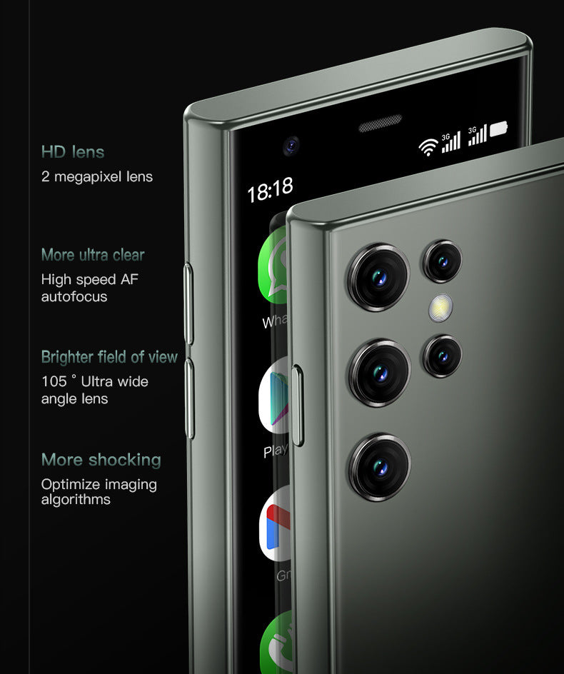 S23Pro Mini Smartphone2+16All-Network Dual-SIM Dual-Standby Android mini Mobile Phone(Popular)
