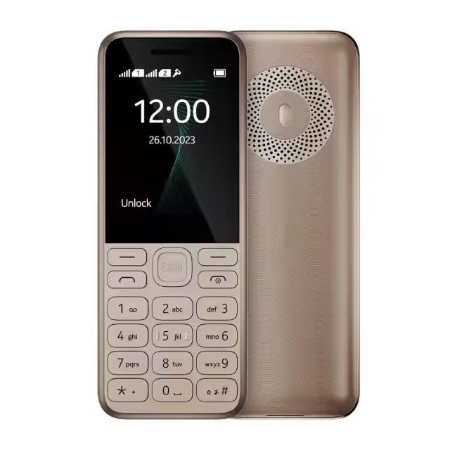 Hot-selling Mobile Phones130 2023Dual SIM Non-Smartphone2G Wholesale of Straight Elderly Straight Button Phones