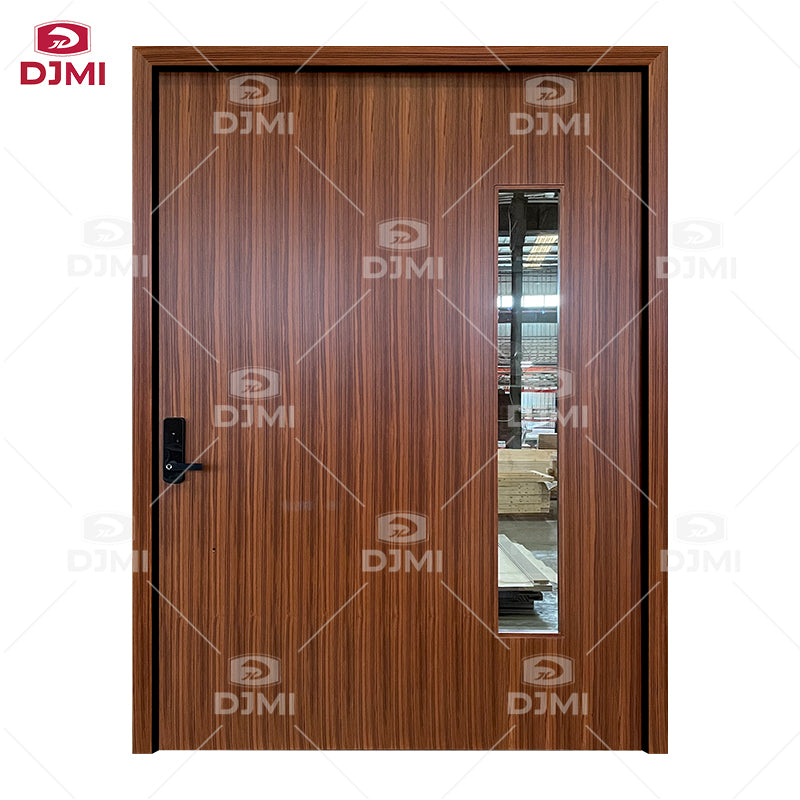 DJMI Newest High Quality Solid Wood Pivot Entry Door US Villa Customizable
