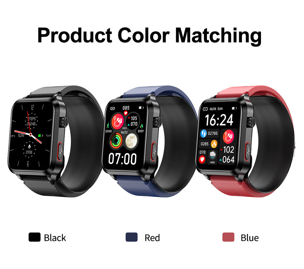 New S11Air Pump Type Precision Blood Pressure Smart Health Watch ECG Uric Acid Blood Lipid Monitoring Smart Watch