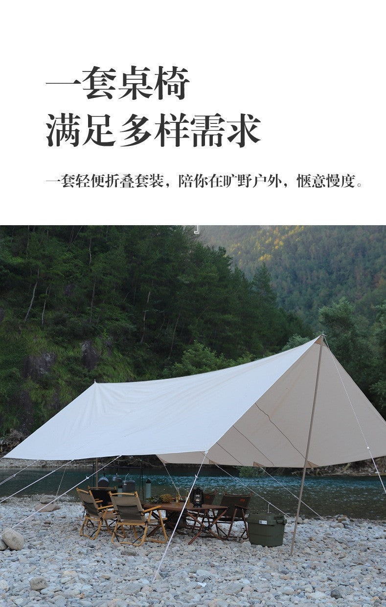 Kermit Chair Outdoor Folding Chair Camping Chair Table Fishing Leisure Stall Chair High Carbon Steel Chair