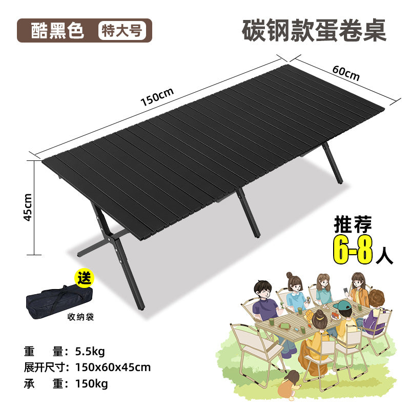 Outdoor Folding Chair Army Green Kermit Chair Reinforced Portable Camping Chair Fishing Stall Egg Roll Table and Chair Set