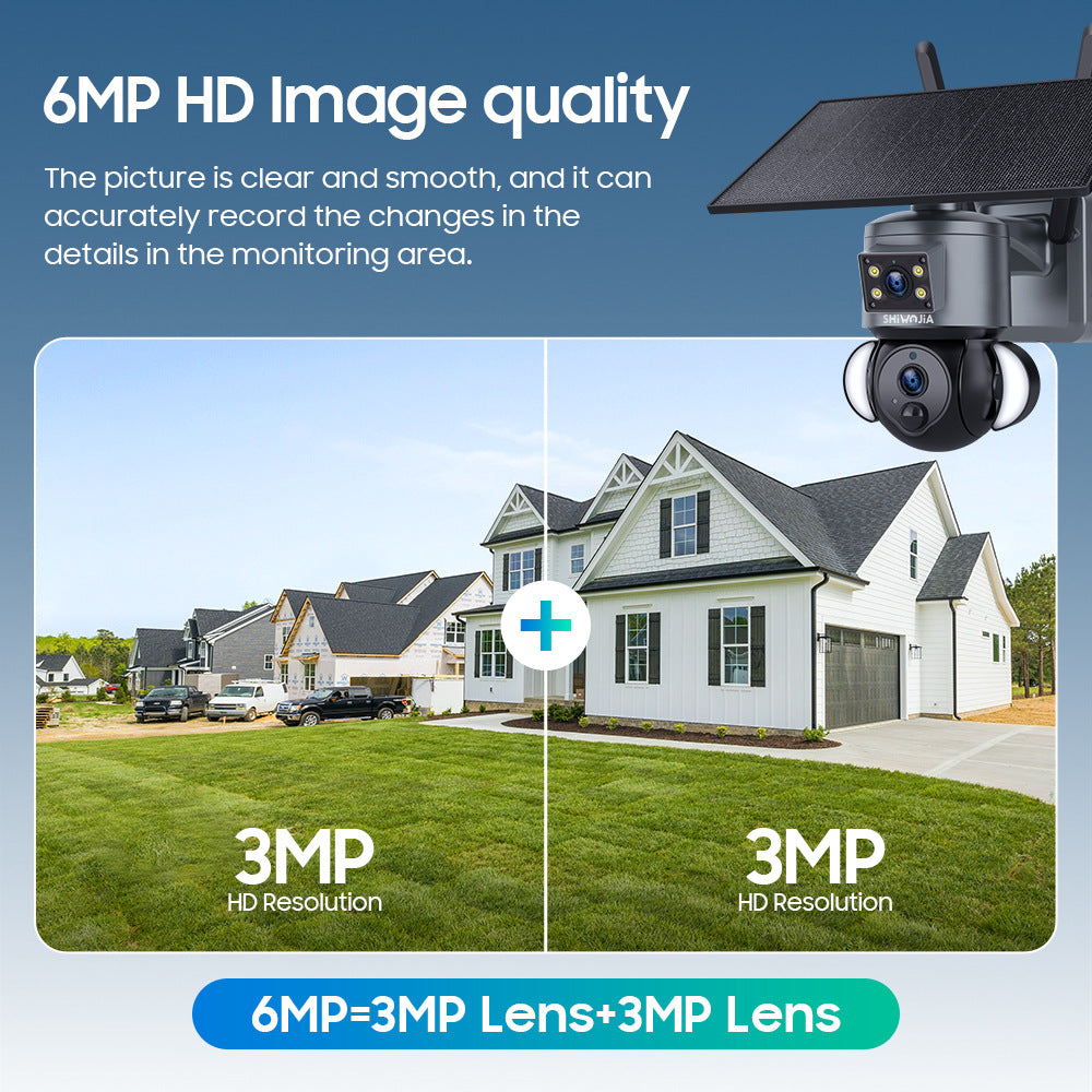 Outdoor4G Solar Camera Low Power Consumption122x Zoom Binoculars WiFi Full Color Night Vision Camera Wholesale
