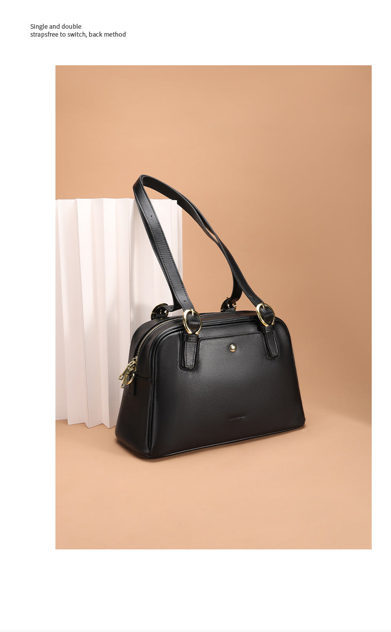 European and American Fashion Women's Bag Large Capacity Handheld Small Square Bag Simple Shoulder Underarm Bag Women's Niche Versatile Crossbody Bag