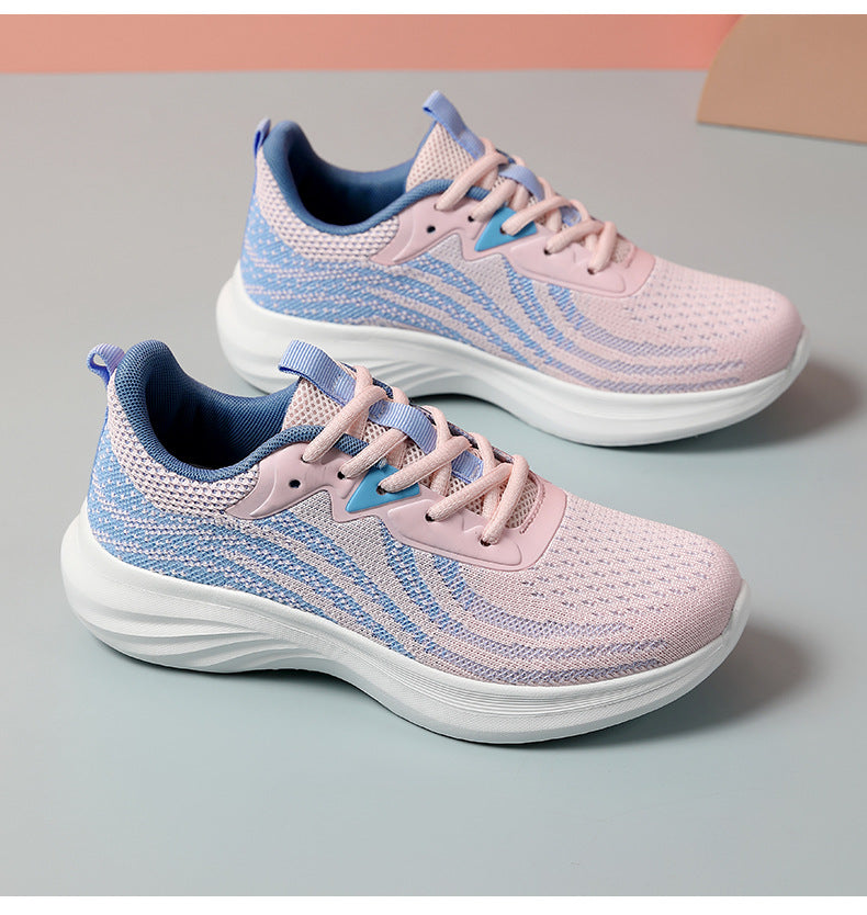 Plus Size Women's Shoes Mesh Breathable Sports Shoes Casual Shoes Lightweight Student Running Shoes Soft Sole Travel Shoes