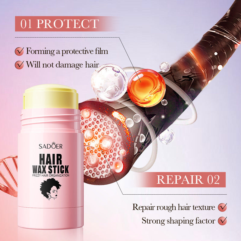 Fine Hair Styling Stick30g SADOER Styling Liquid for Taming Messy Hair Cross-Border Wholesale