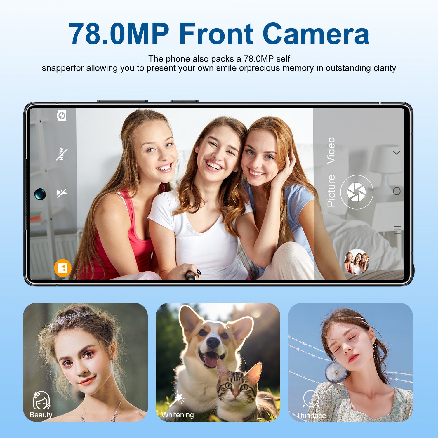 Smartphone S25 Ultra Android7.3Inch Hd Large Screen16+1T Mobile Phone Source Factory