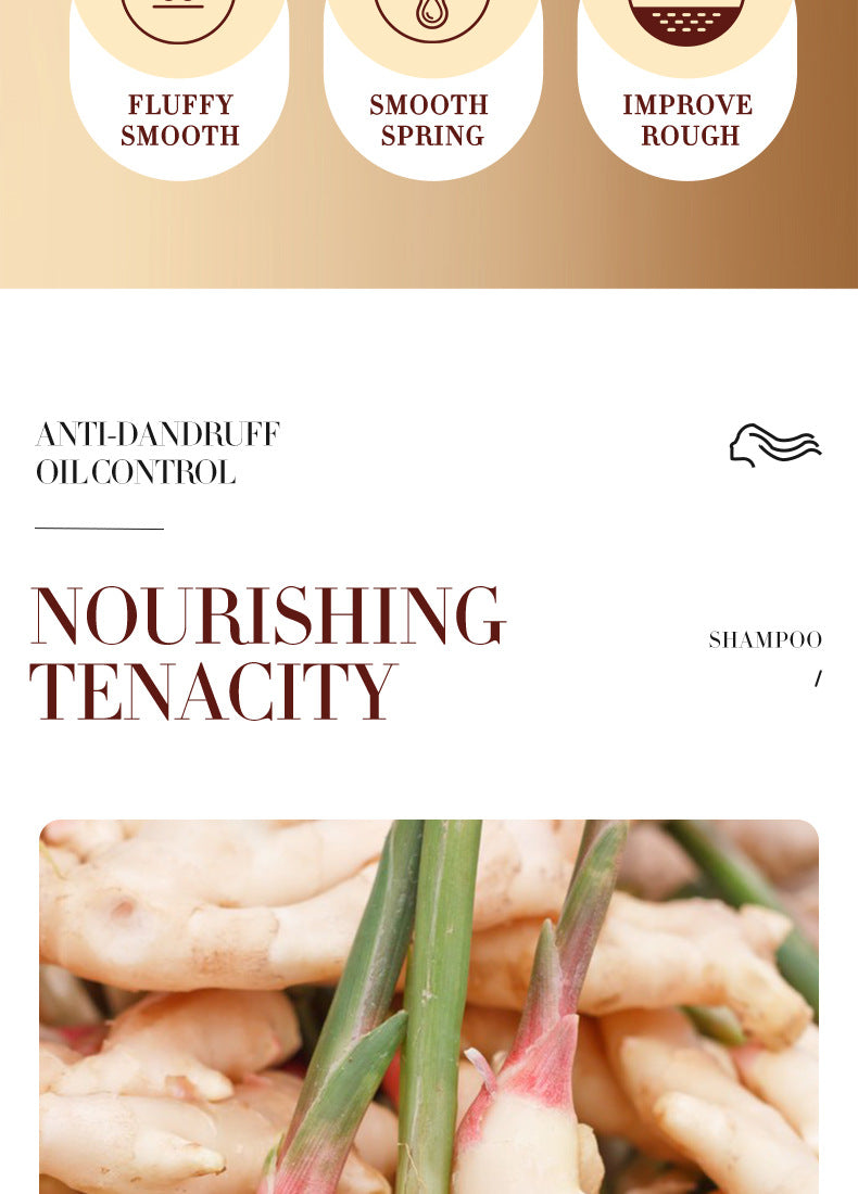 Ginger Shampoo Sachet SADOER Moisturizing, Smooth, Deep Cleansing, Portable Pack, Cross-Border Foreign Trade Wholesale