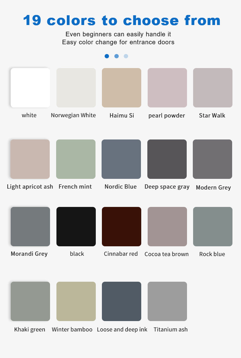 Anti-theft Iron Door Paint Metal Aluminum Alloy Iron Door and Window Renovation Color Change Rust-Proof Water-Based Paint Latex Paint