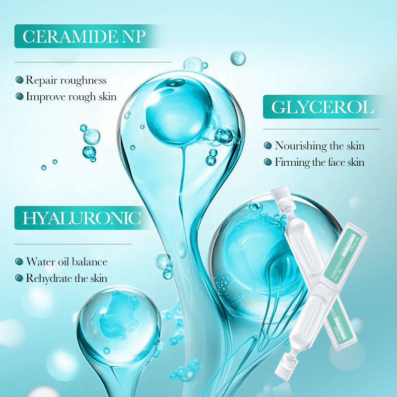 Hyaluronic Acid Moisturizing Ampoule Serum BIOAOUA Hydrating and Moisturizing Essence Liquid Cross-Border Wholesale