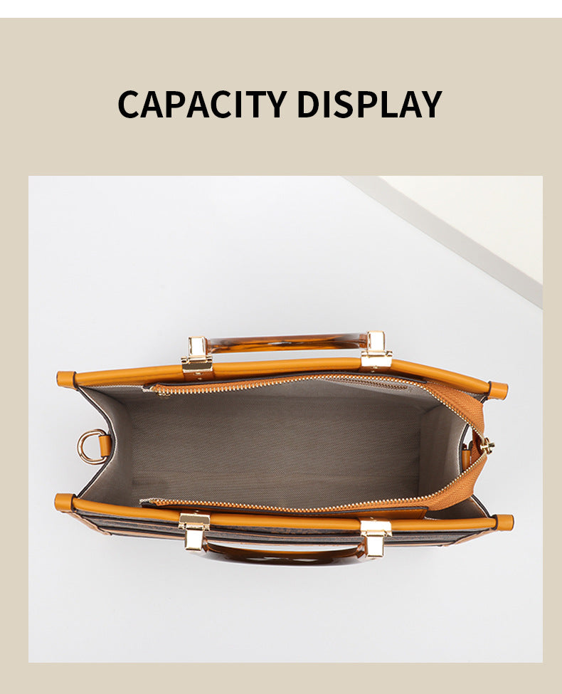 Women's Fashion Trend New Vintage Floral Series Handbag Large Capacity Unique Stylish Crossbody Bag