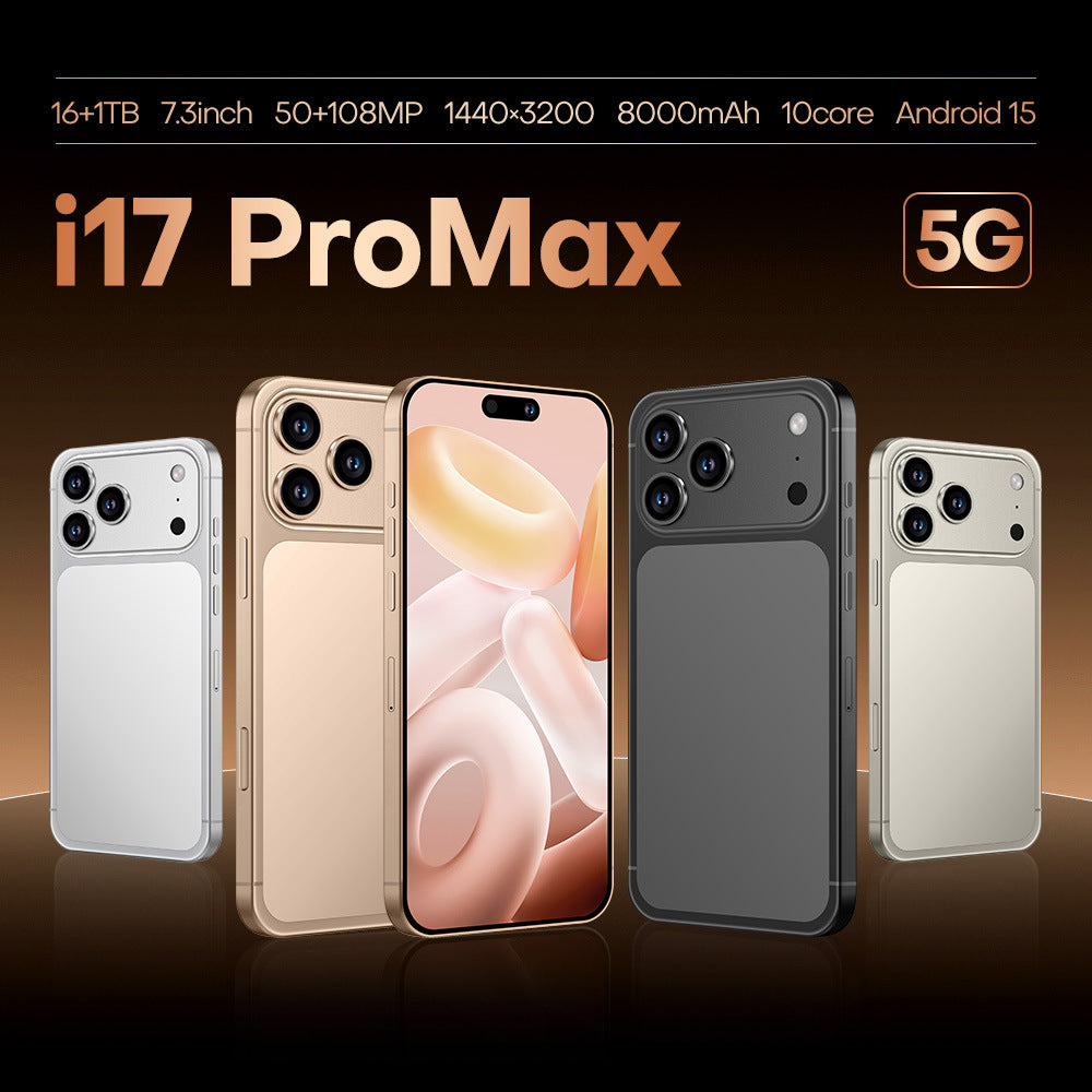 Hot Sale i17 Pro Max Android Smartphone16+1T Mobile phone source factory available