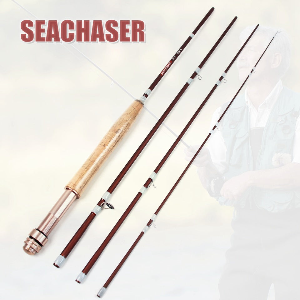 Fly Rod5/6#Fly fishing rod carbon ultra-light4Jie Xixiu Fishing Rod European and American Popular Fishing Gear Manufacturer Wholesale