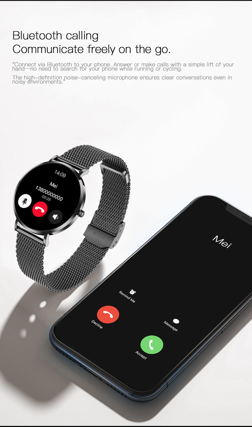 T8 Ultra Smart Watch Bluetooth Call Heart Rate Step Sleep Depth Waterproof Three-Proof Sports Women's Watch